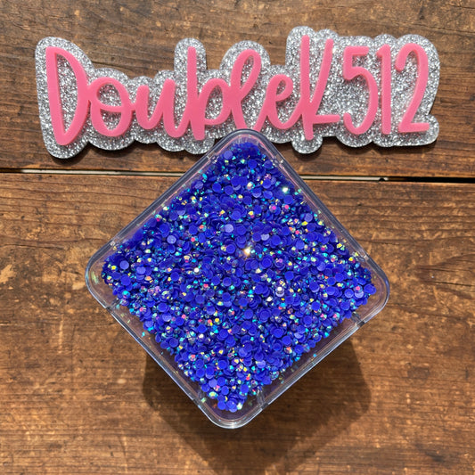 Ss12/3mm Indigo Rhinestones