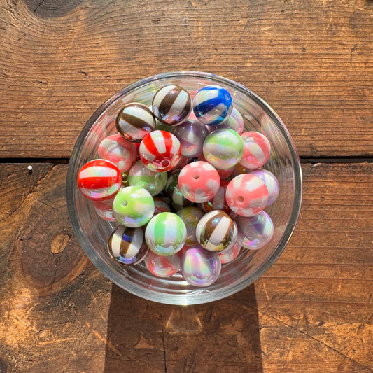 16mm Soild Circus Acrylic Bead for Pen