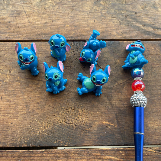 Stitch Resin Pen Topper