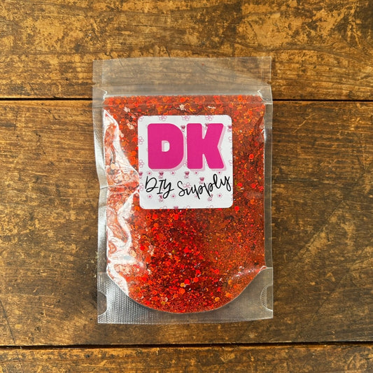 Burnt Orange Disco Chunky Mix Glitter