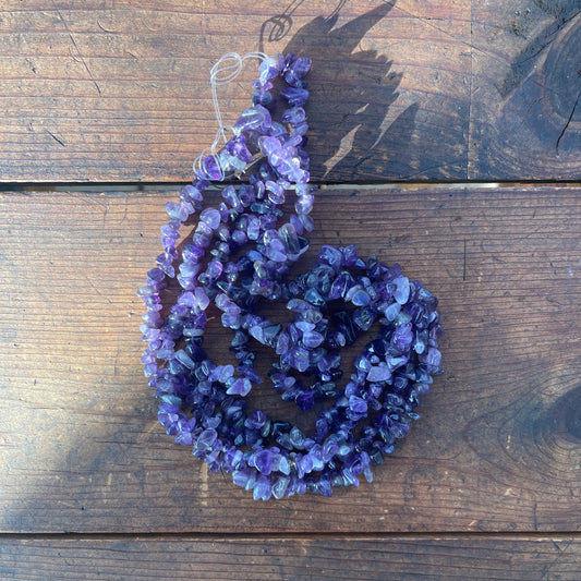 Amethyst Chips Double Strand