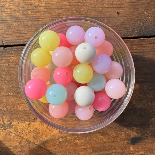 16mm Pastel Jelly Bead for Pen