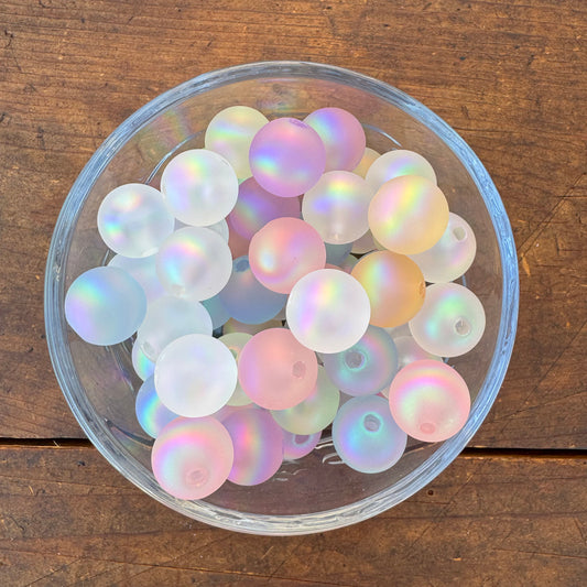 16mm Matte Pastel Acrylic Bead for Pen