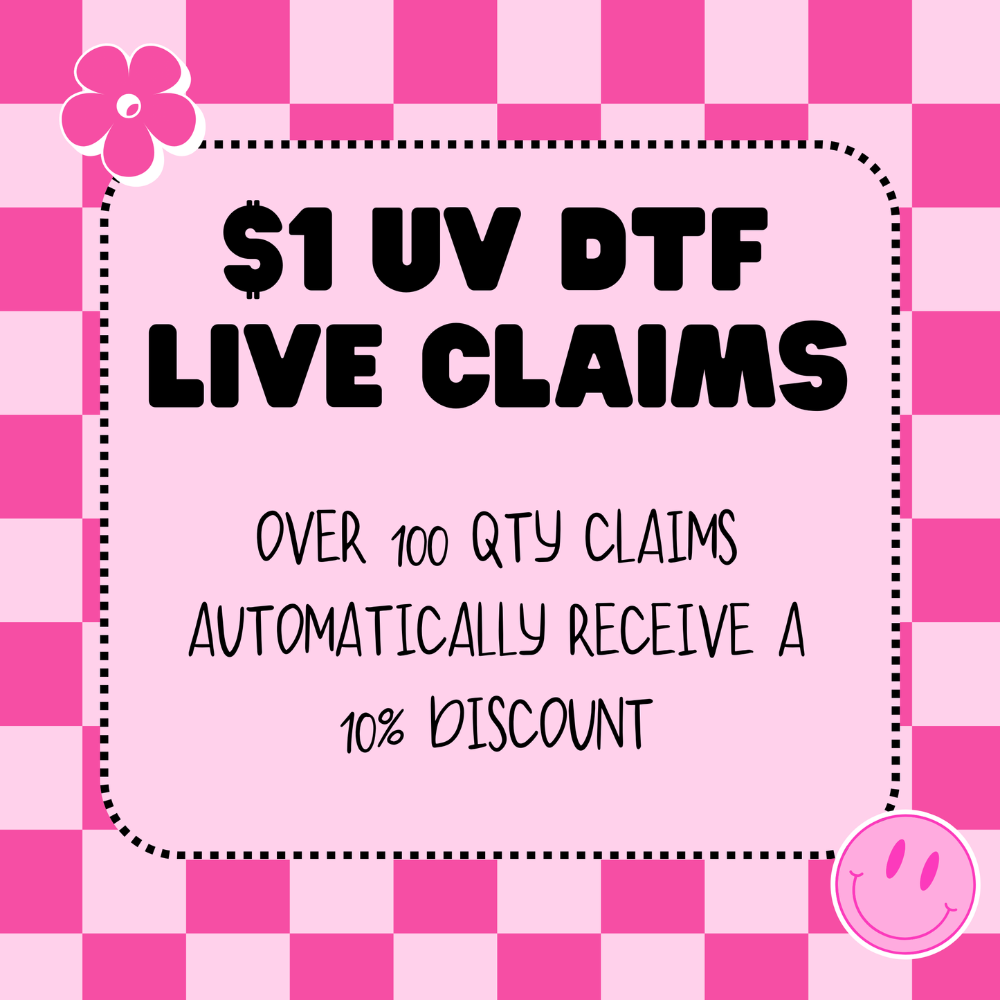 UV DTF LIVE CLAIM