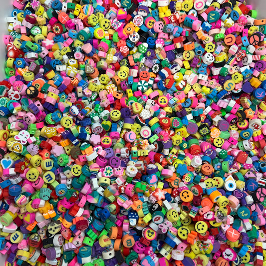 Random Mix Clay Beads